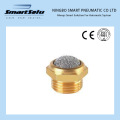 CB Type Series Exhaust Thread Pneumatic Muffler Pure Copper Feet